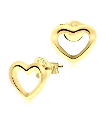 Gold Plated Silver Stud Earring STS-466-GP